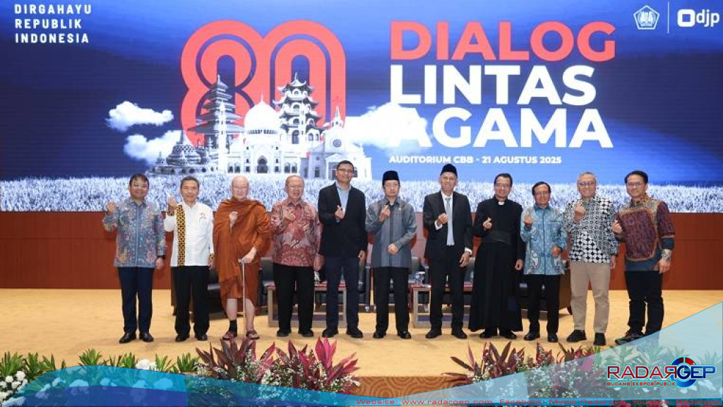DJP PERKOKOH SEMANGAT KEMERDEKAAN DENGAN DOA BERSAMA LINTAS AGAMA UNTUK PENERIMAAN NEGARA